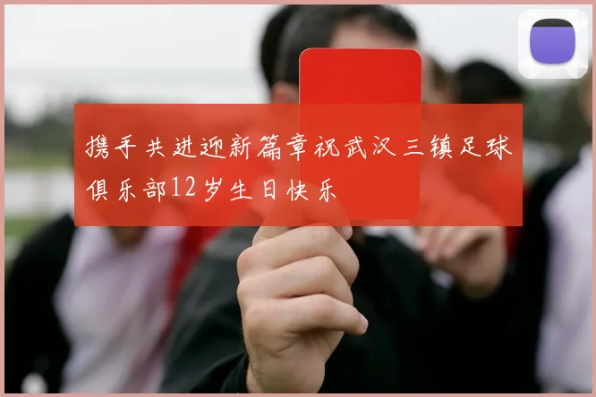 携手共进迎新篇章祝武汉三镇足球俱乐部12岁生日快乐